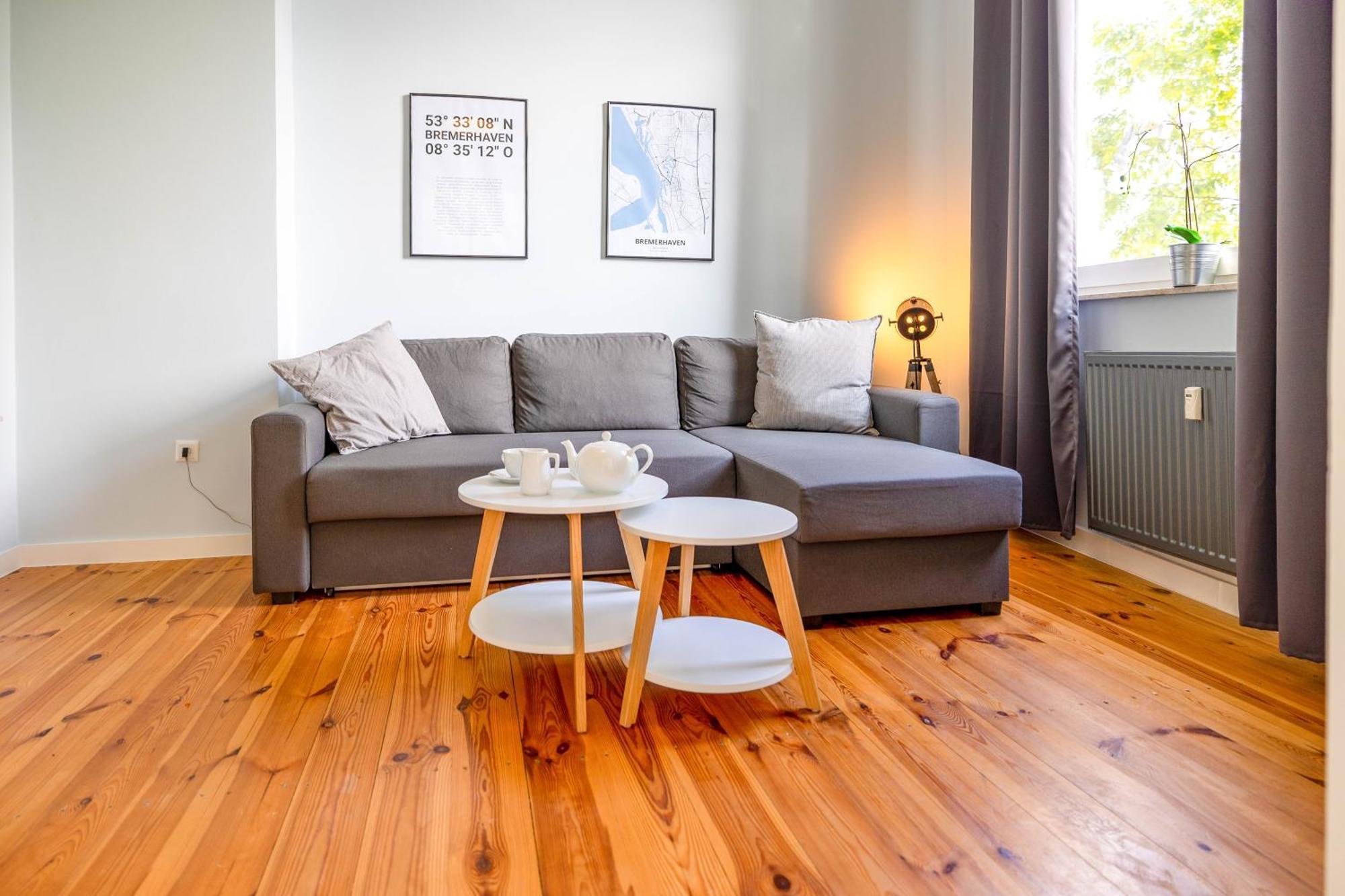 Ferienwohnung MöwenKoje - Zentral mit PrivatParkplatz Bremerhaven Exterior foto